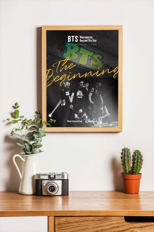 BTS: Monuments Beyond The Star - The Beginning - framed poster