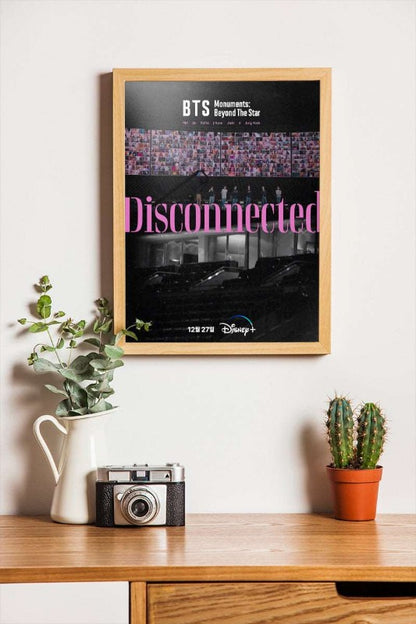 BTS: Monuments Beyond The Star - Disconnected - framed poster