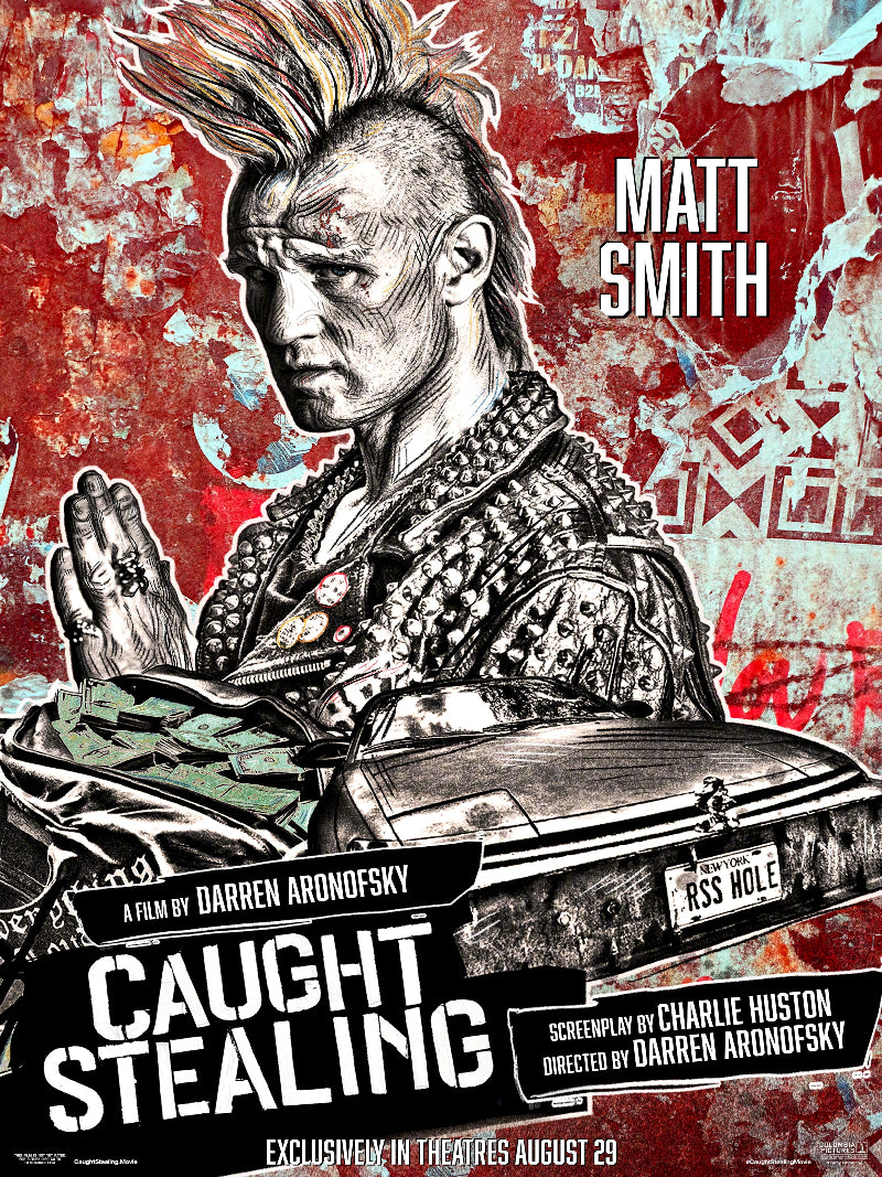 Caught Stealing paper poster