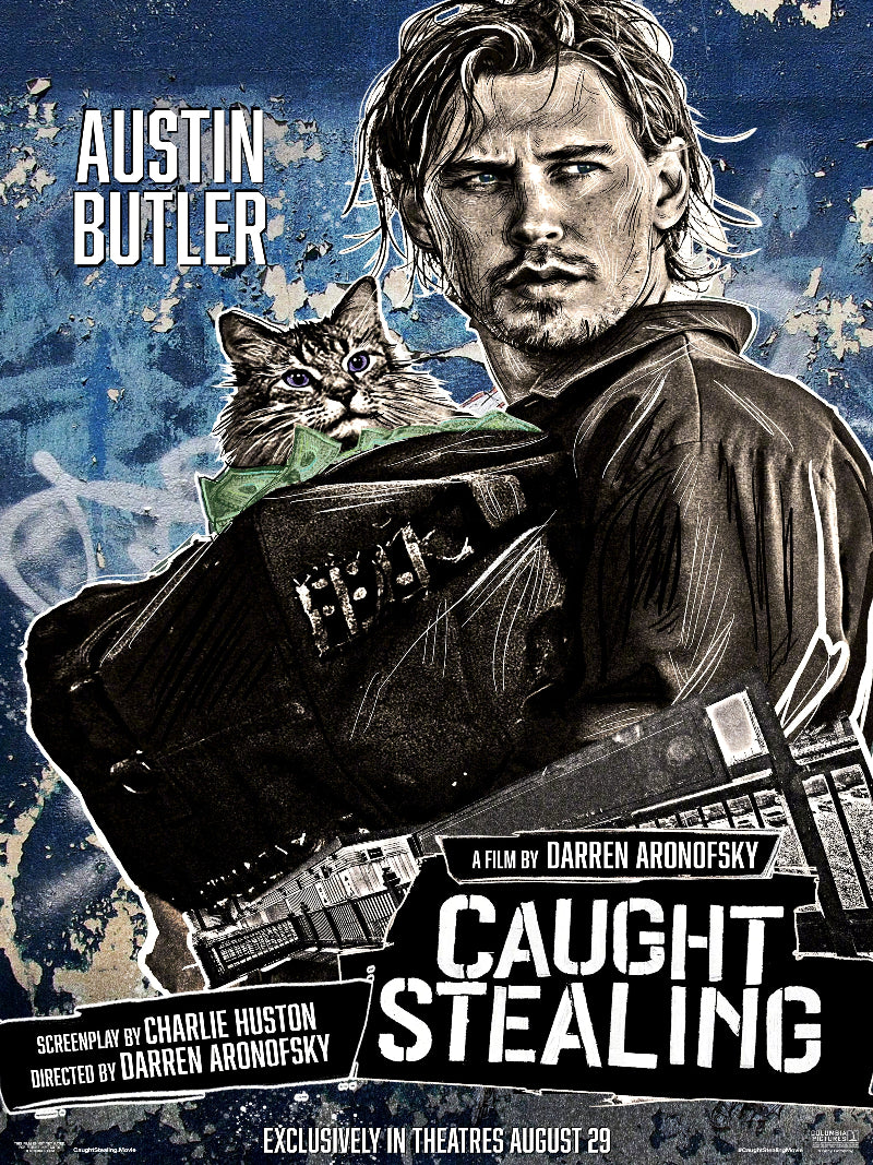 Caught Stealing paper poster