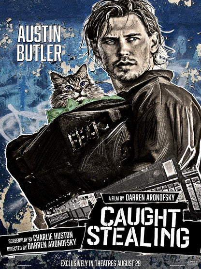 Caught Stealing paper poster