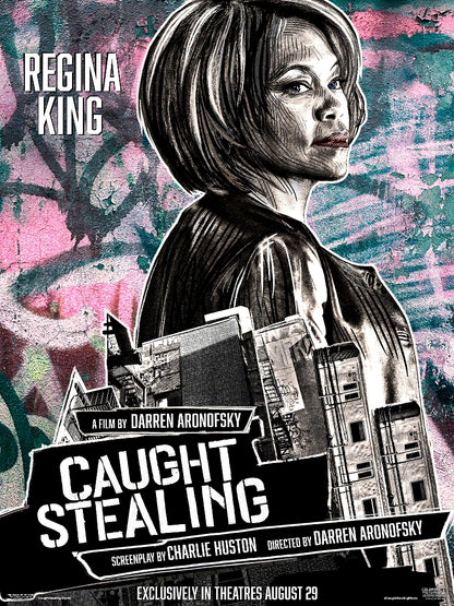 Caught Stealing paper poster