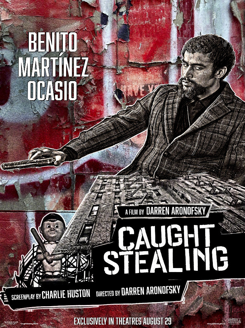 Caught Stealing paper poster