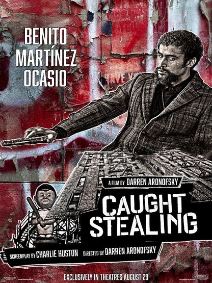 Caught Stealing paper poster