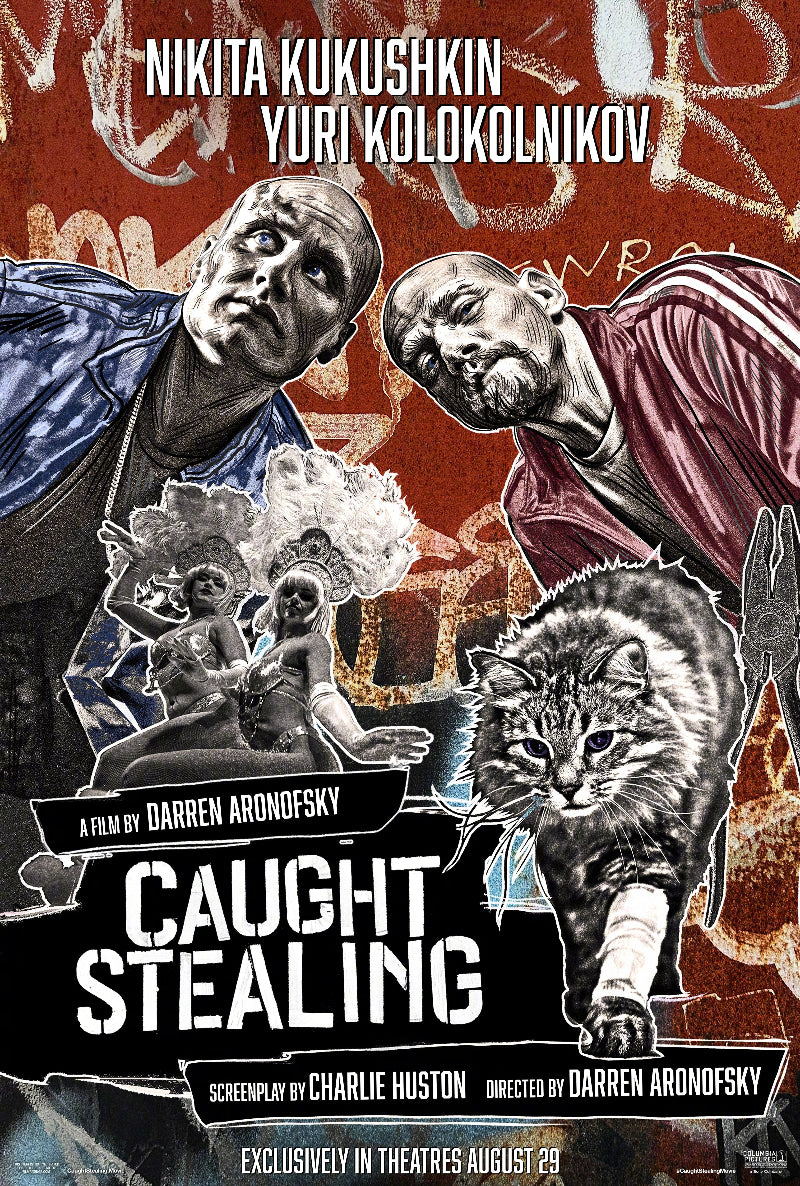 Caught Stealing paper poster