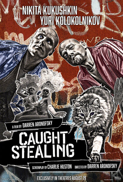 Caught Stealing paper poster