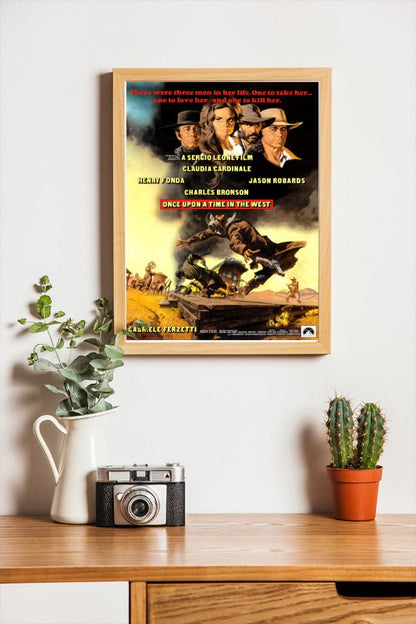 Once Upon A Time In The West - framed poster