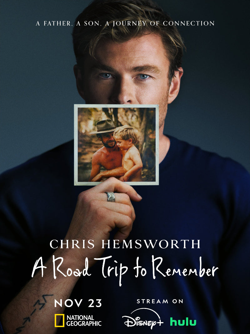 Chris Hemsworth A Road Trip To Remember paper poster