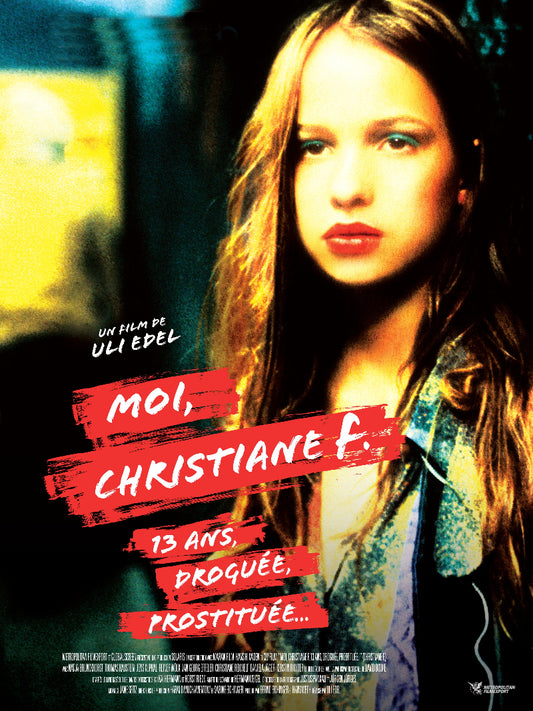 Moi Christiane F paper poster