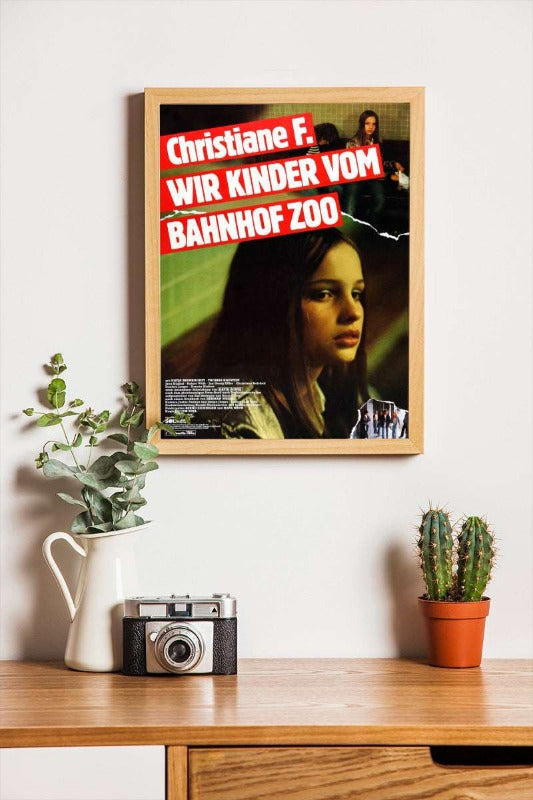 Christiane F Wir Kinder vom Bahnof Zoo - framed poster