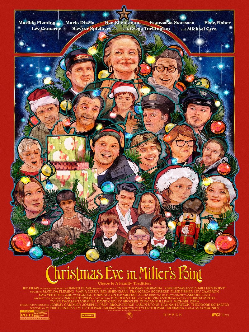 Christmas Eve in Miller's Point paper poster