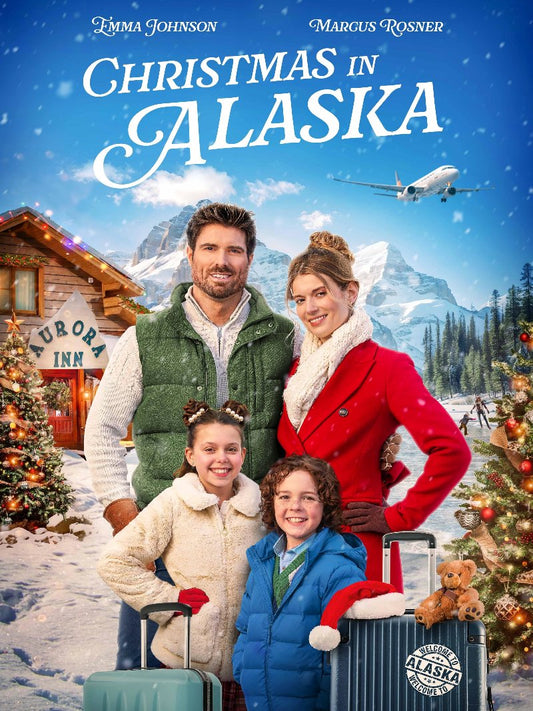 Christmas in Alaska paper poster