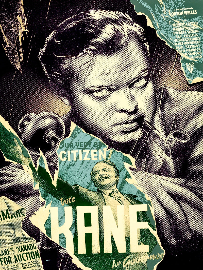 Citizen Kane paper poster