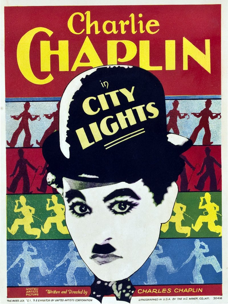 City Lights paper poster