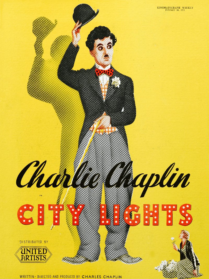 City Lights paper poster