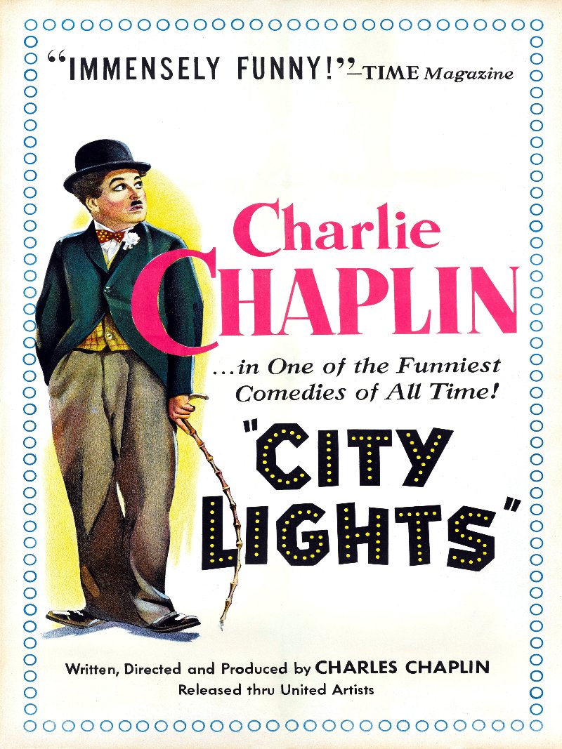 City Lights paper poster