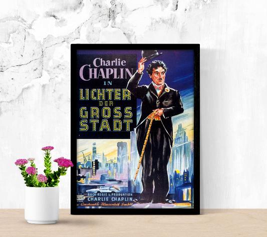 Lichter der Gross Stadt framed poster