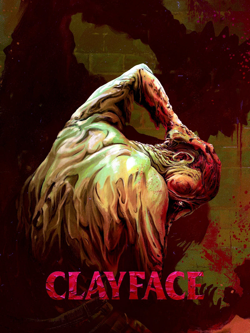 Clayface paper poster