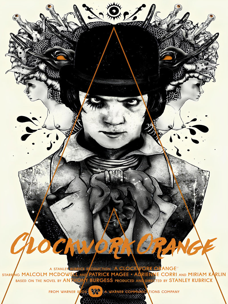 Clockwork Orange Cinematic Wall Art paper poster