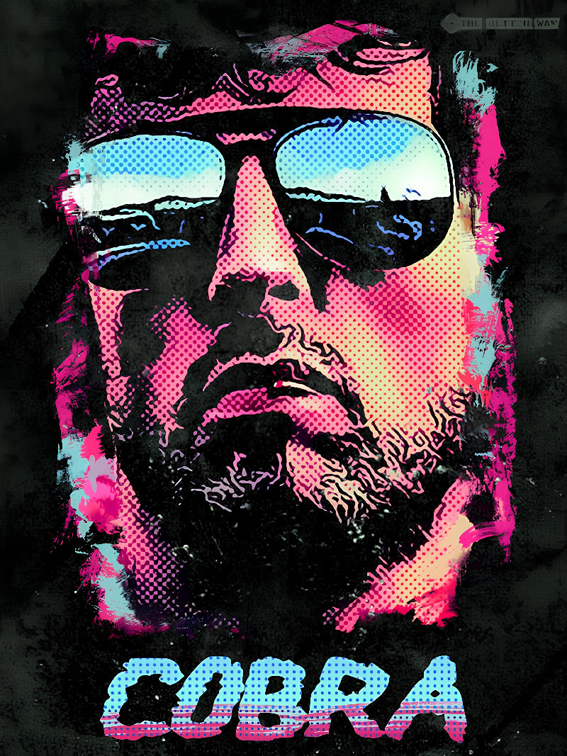 Cobra Stallone Cinematic Wall Art paper poster