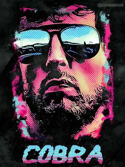 Cobra Stallone Cinematic Wall Art paper poster