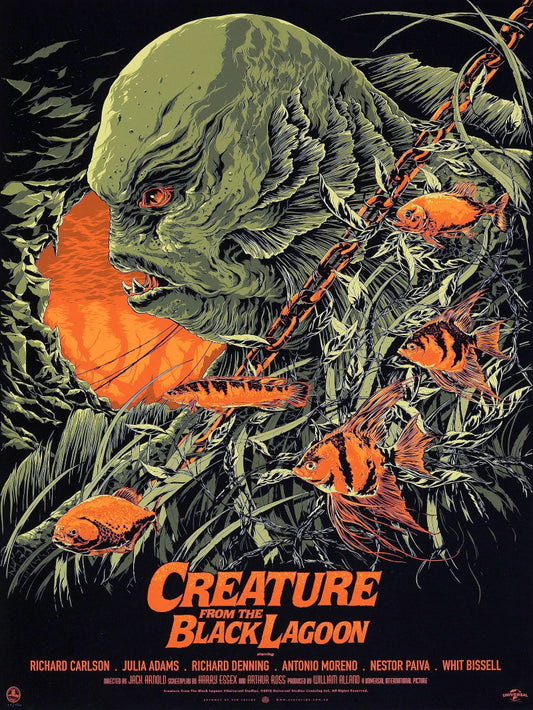 Creature From The Black Lagoon paper poster