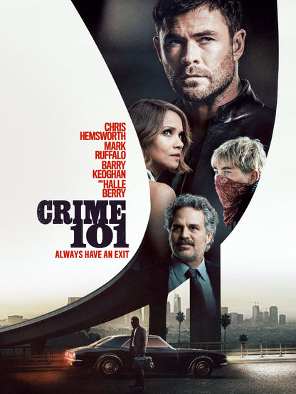 Crime 101 paper poster