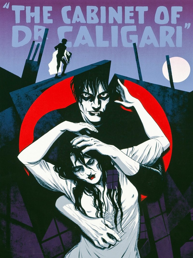 The Cabinet of Dr. Caligari paper poster