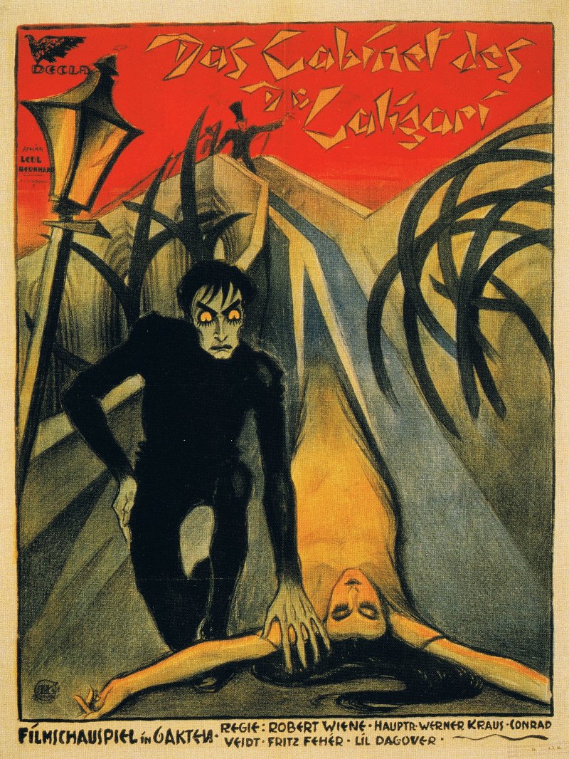 Das Cabinet des Dr. Caligari paper poster