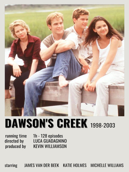 Dawson's Creek minimalist paper poster
