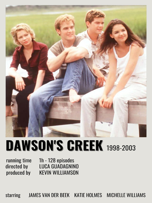 Dawson's Creek minimalist paper poster