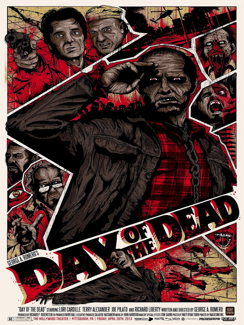 Day of The dead paper poster
