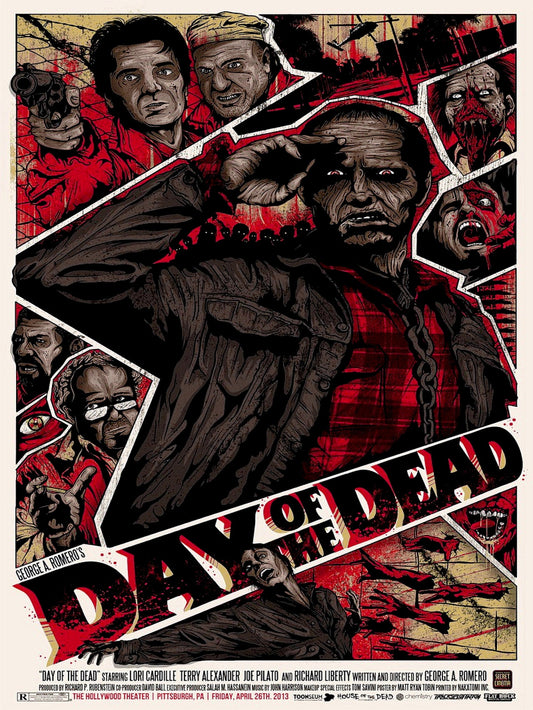 Day of The dead paper poster