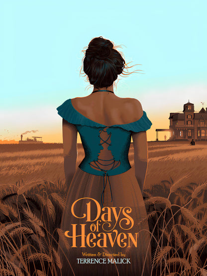 Days of Heaven Cinematic Wall Art paper poster
