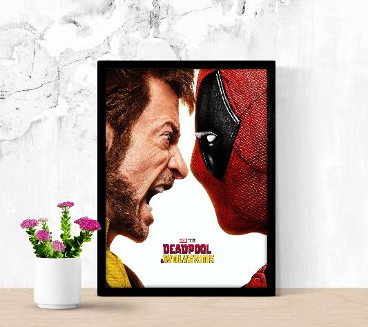 Deadpool & Wolverine framed poster