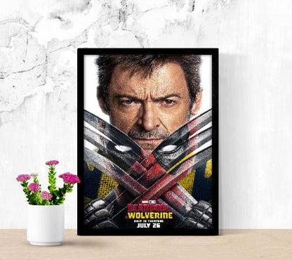 Deadpool & Wolverine framed poster