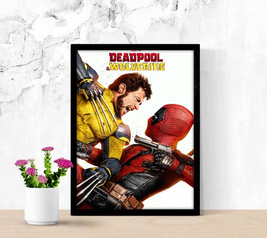 Deadpool & Wolverine framed poster