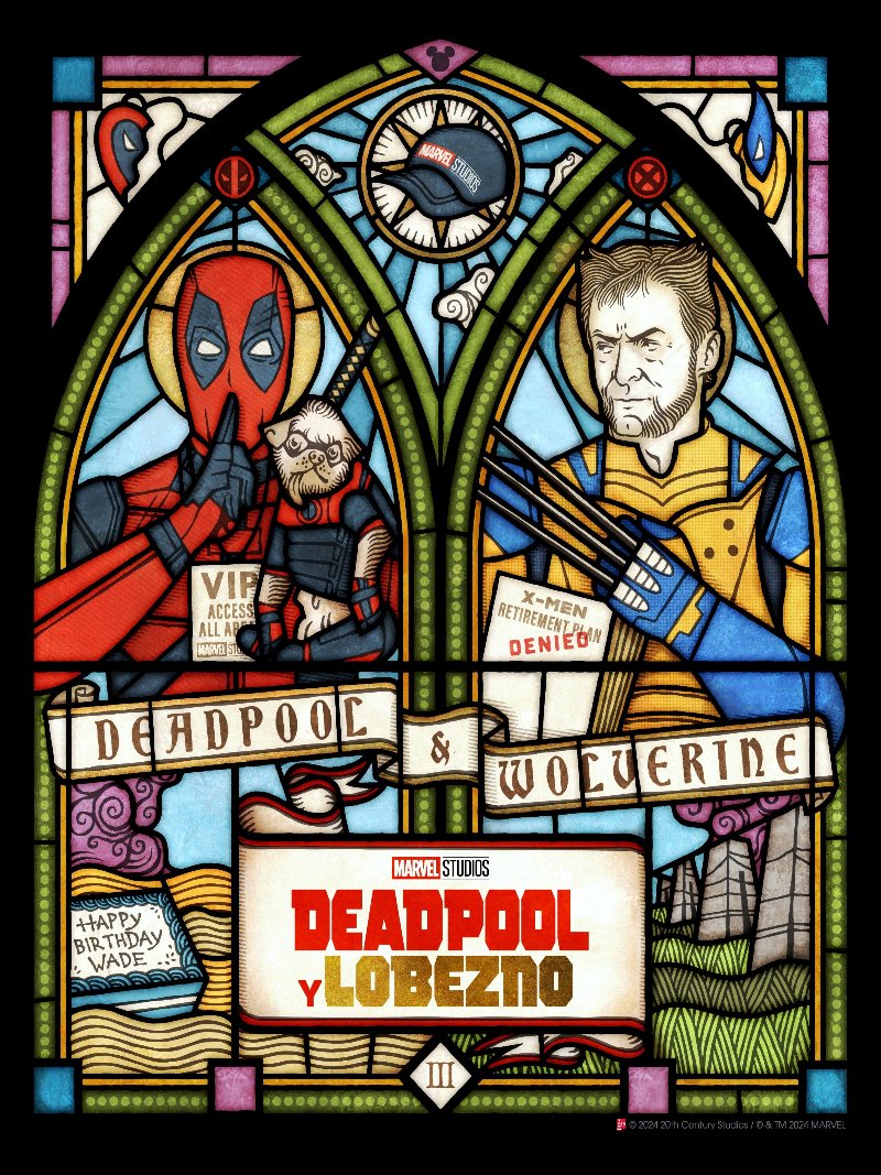 Deadpool & Wolverine paper poster