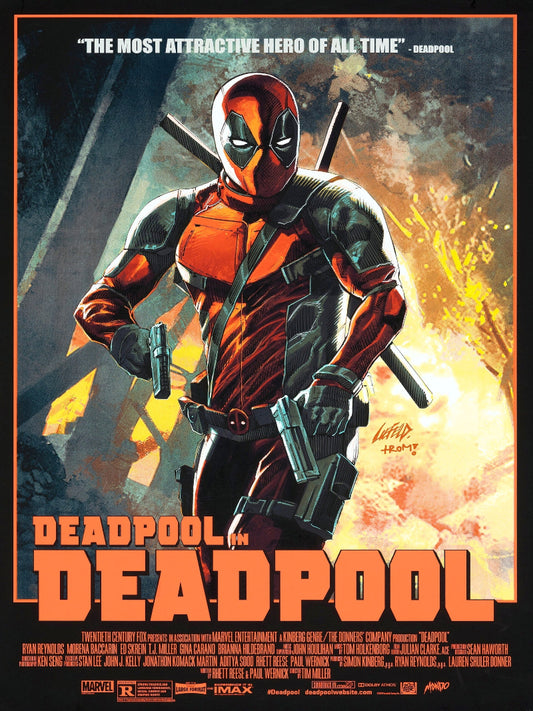 Deadpool paper poster