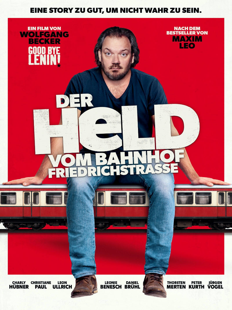 Der Held vom Bahnhof Friedrichstrasse paper poster