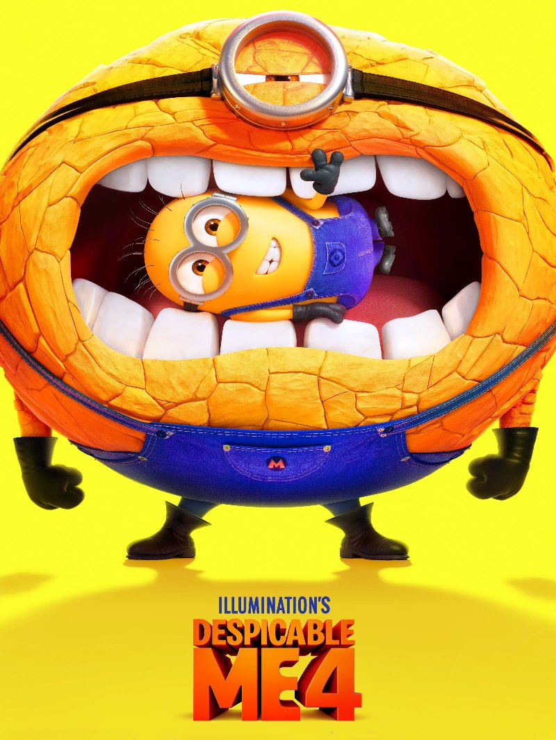 Despicable Me 4 paper poster