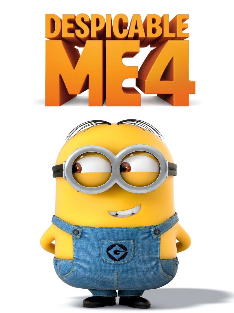 Despicable Me 4 paper poster