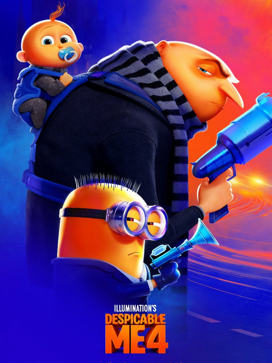 Despicable Me 4 paper poster