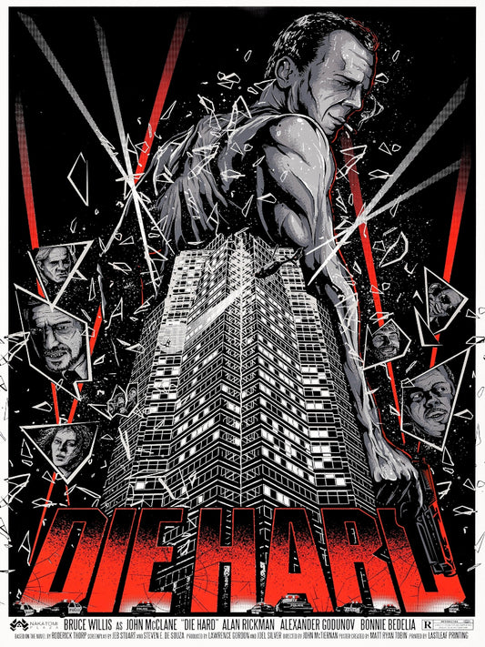 Die Hard paper poster
