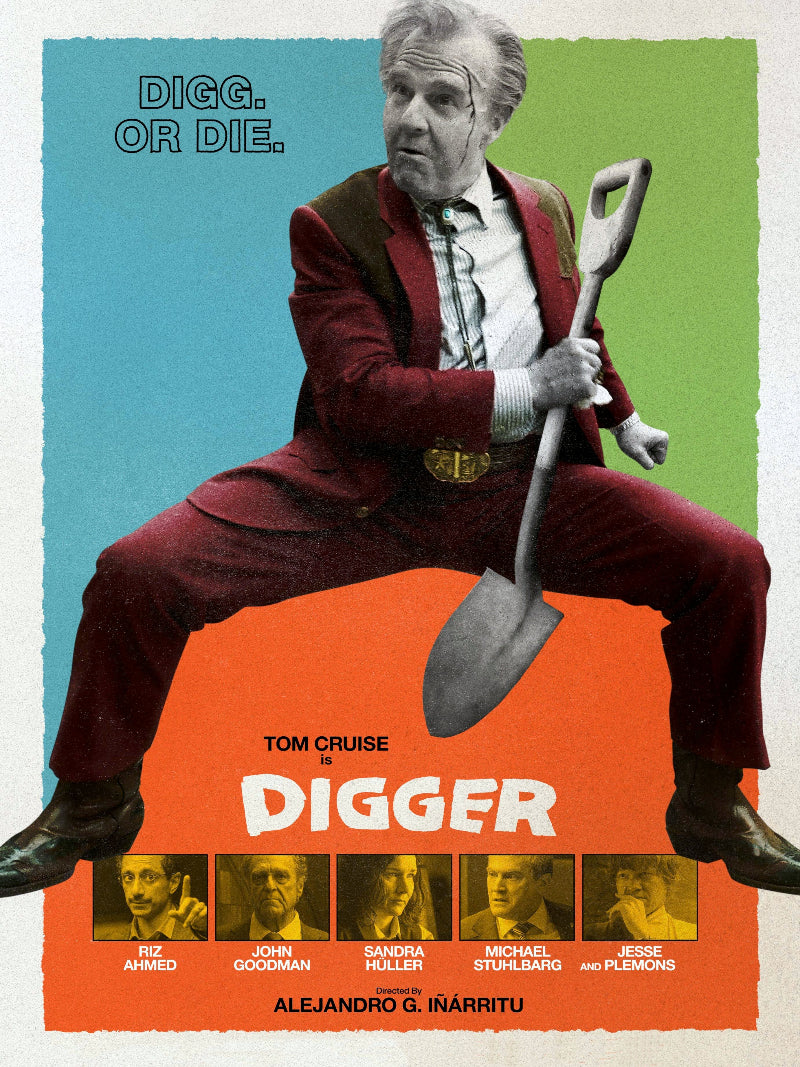 Digger paper poster