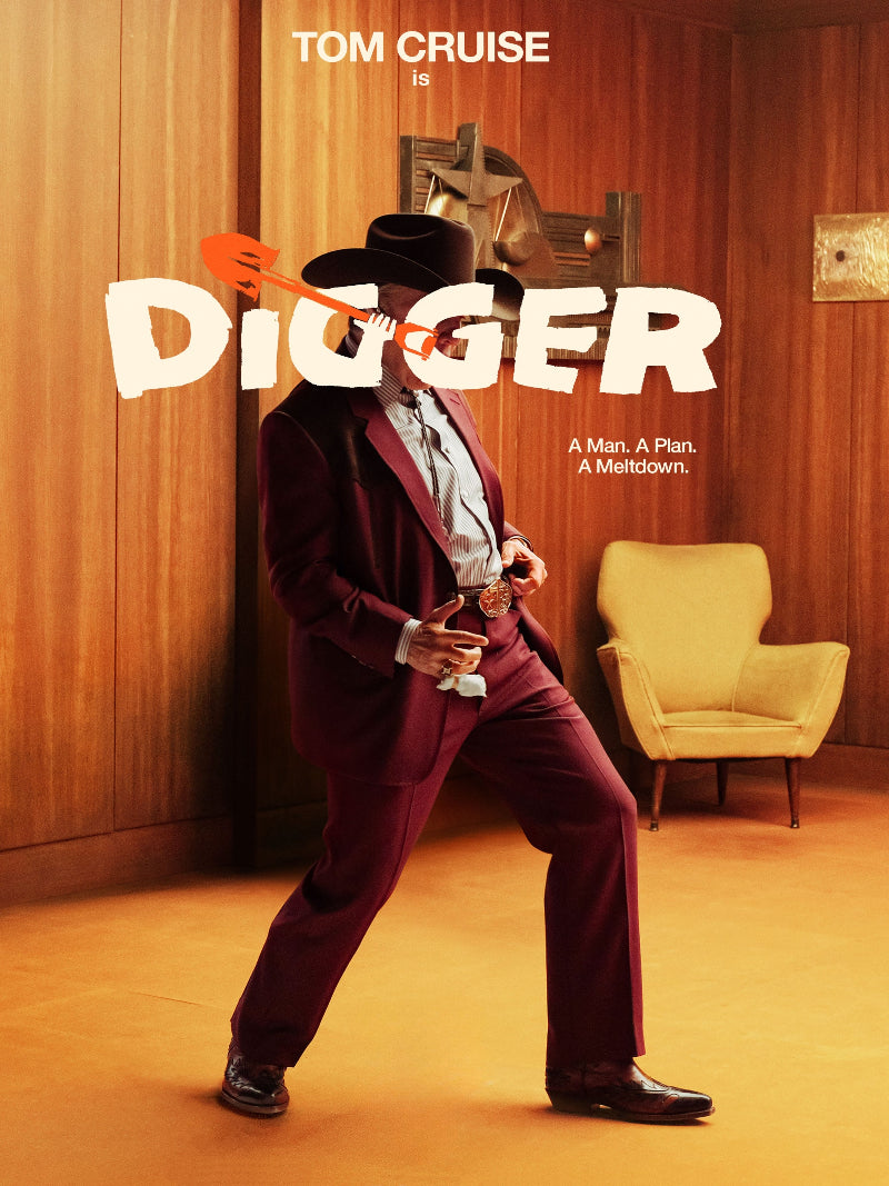 Digger paper poster