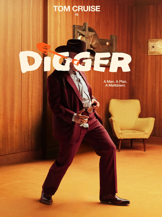 Digger paper poster