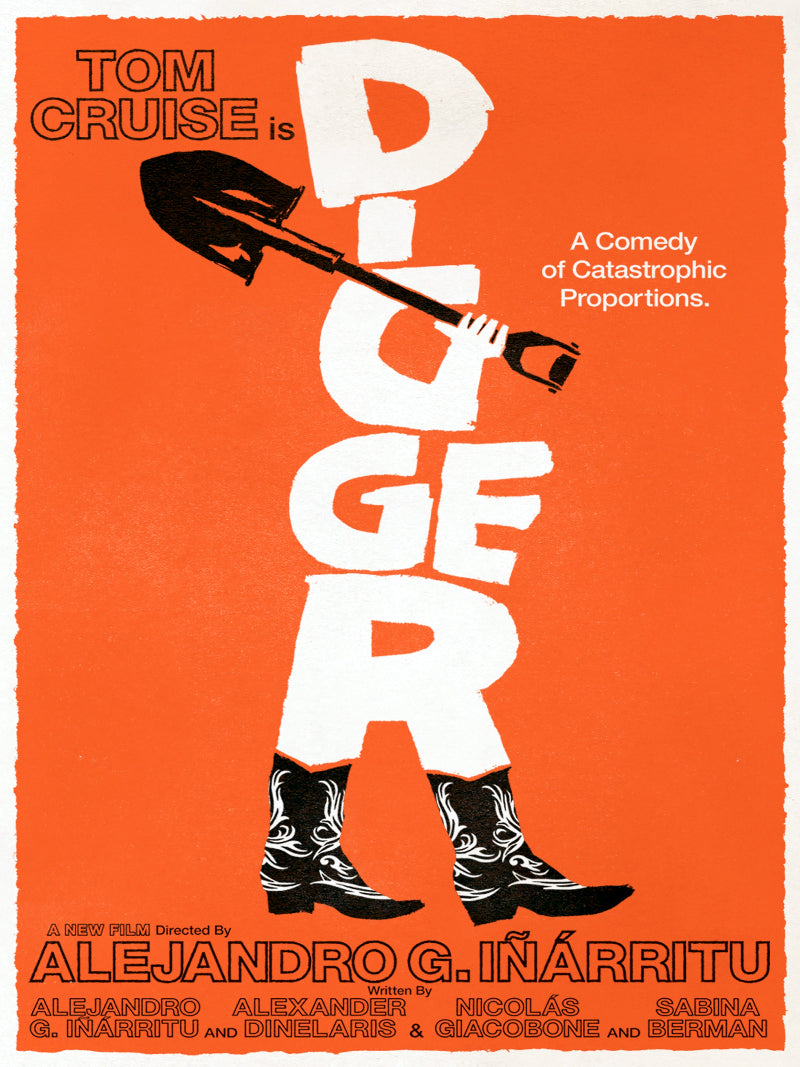 Digger paper poster