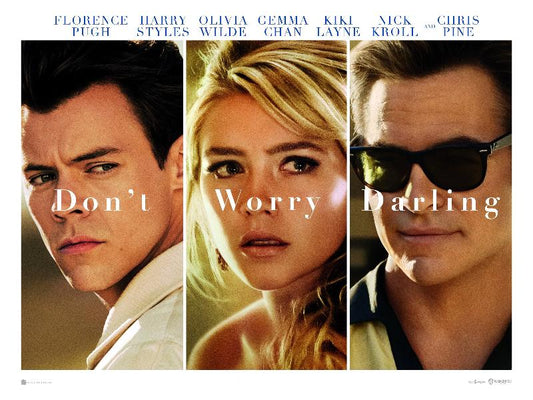 Don't Worry Darling paper poster