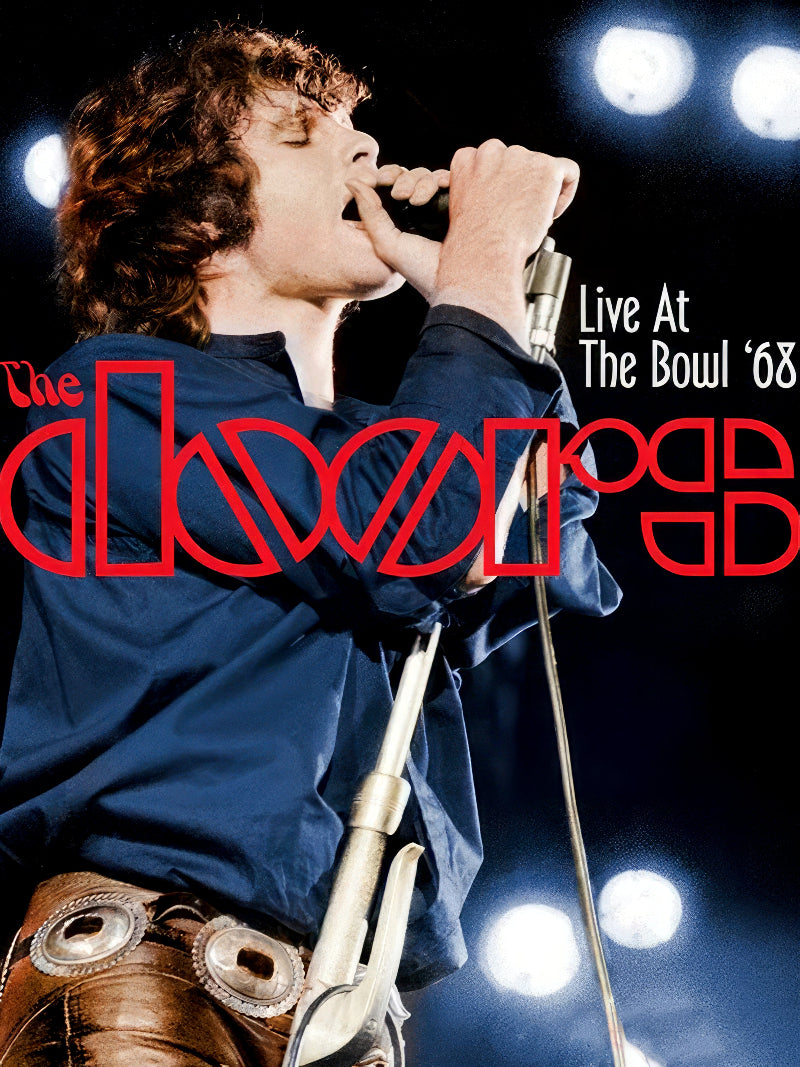 The Doors Live at The Bowl 68 paper poster